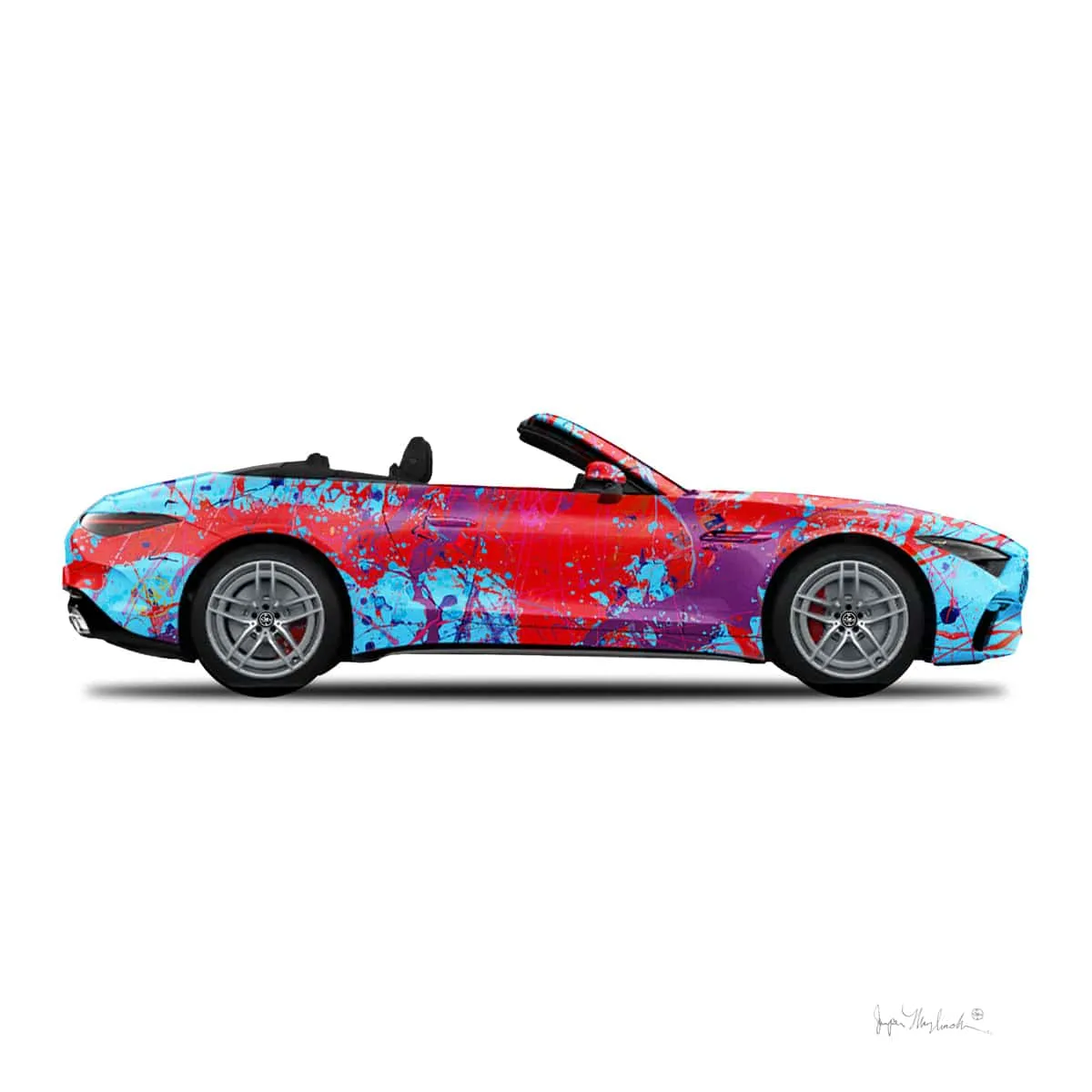 1 - Dancing Queen Car  by Jumper Maybach® (Print on Paper)