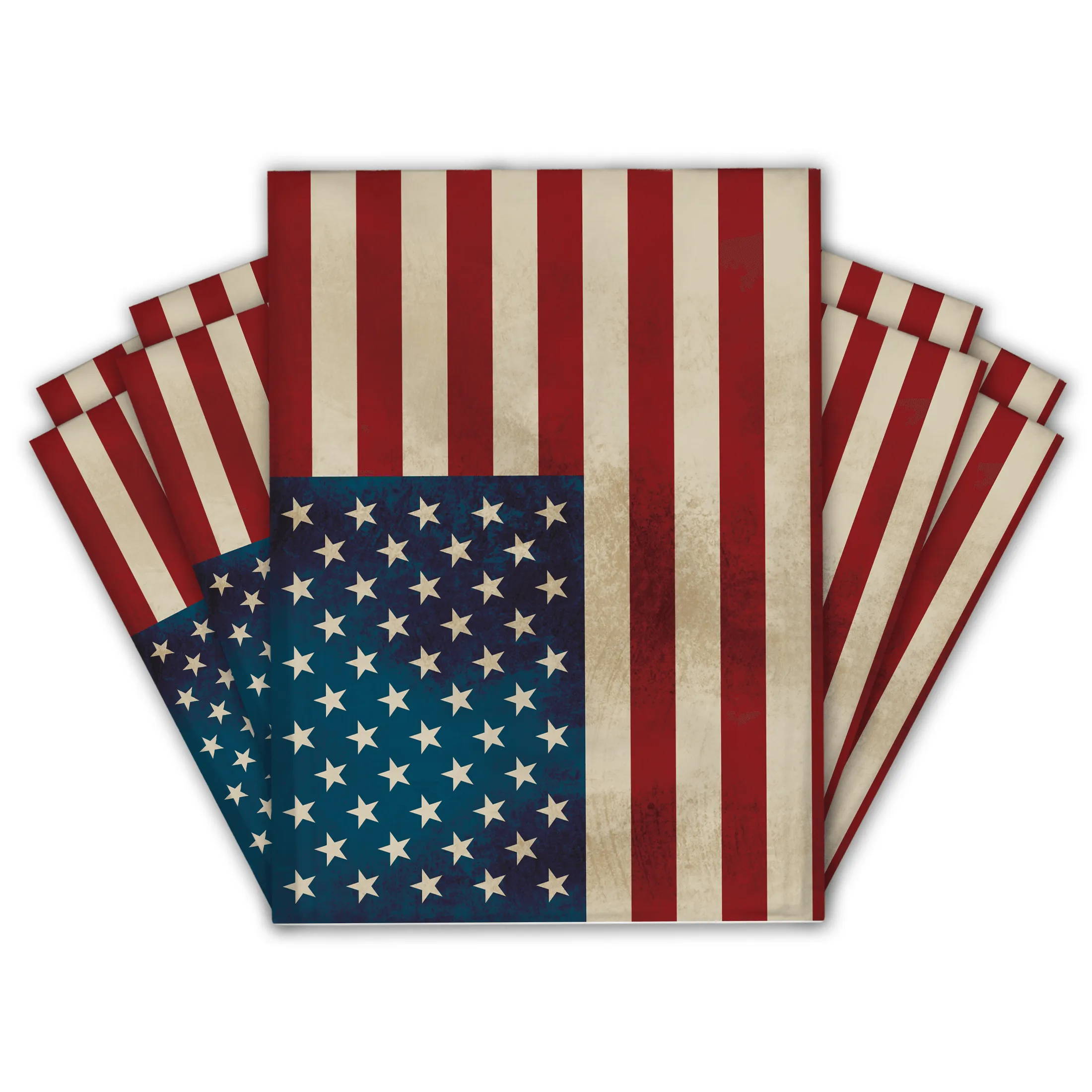 12x15 Rustic American Flag Designer Poly Mailers Shipping Envelopes Premium Printed Bags