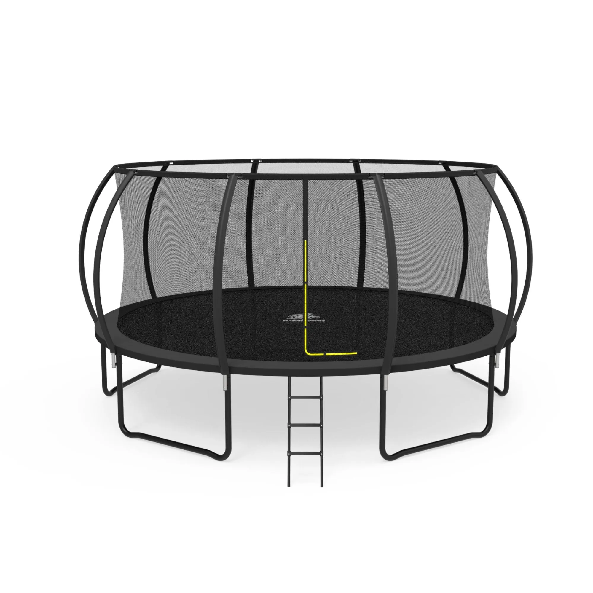 15' Trampoline Round With Safety Net JumpYeti