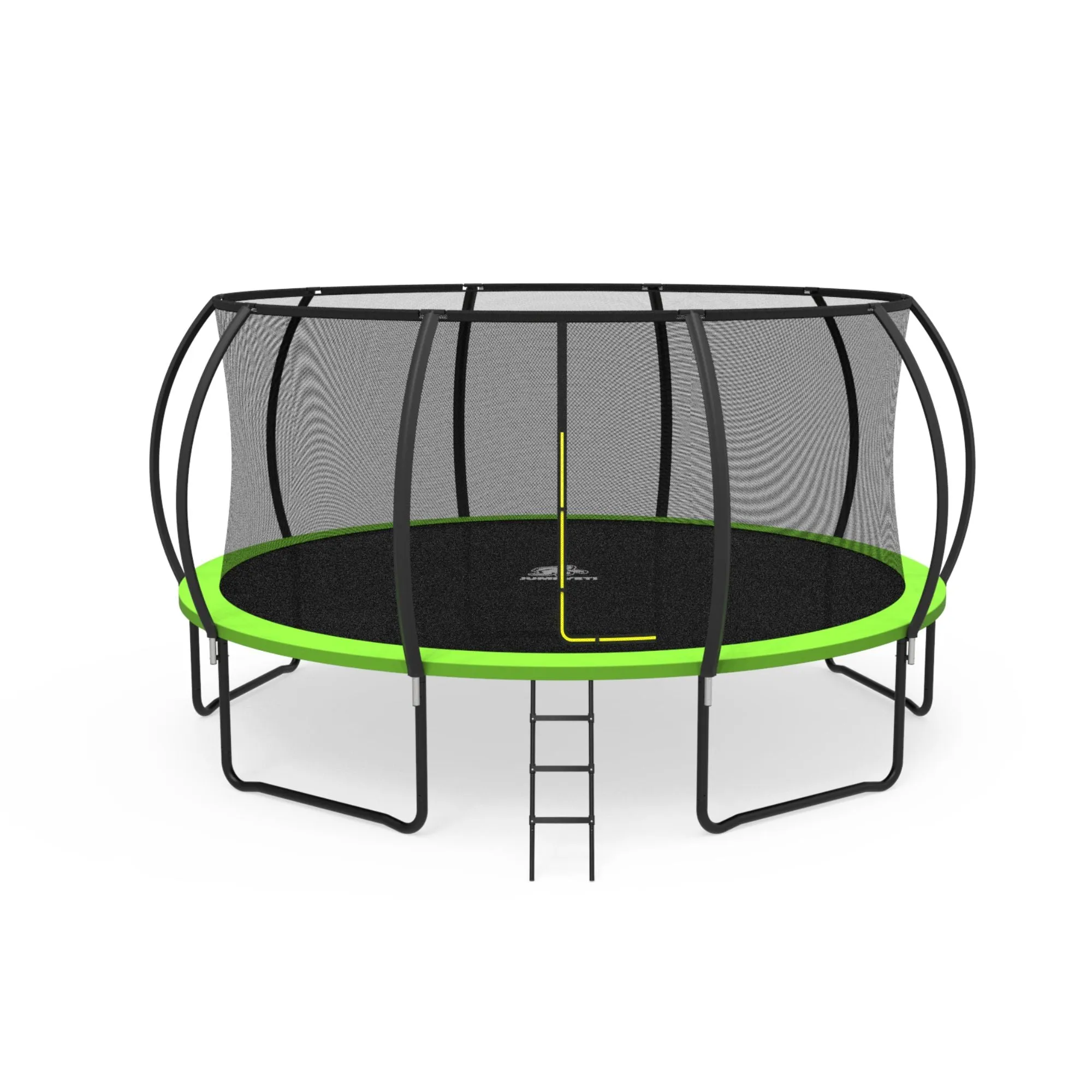 15' Trampoline Round With Safety Net JumpYeti