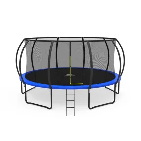 15' Trampoline Round With Safety Net JumpYeti