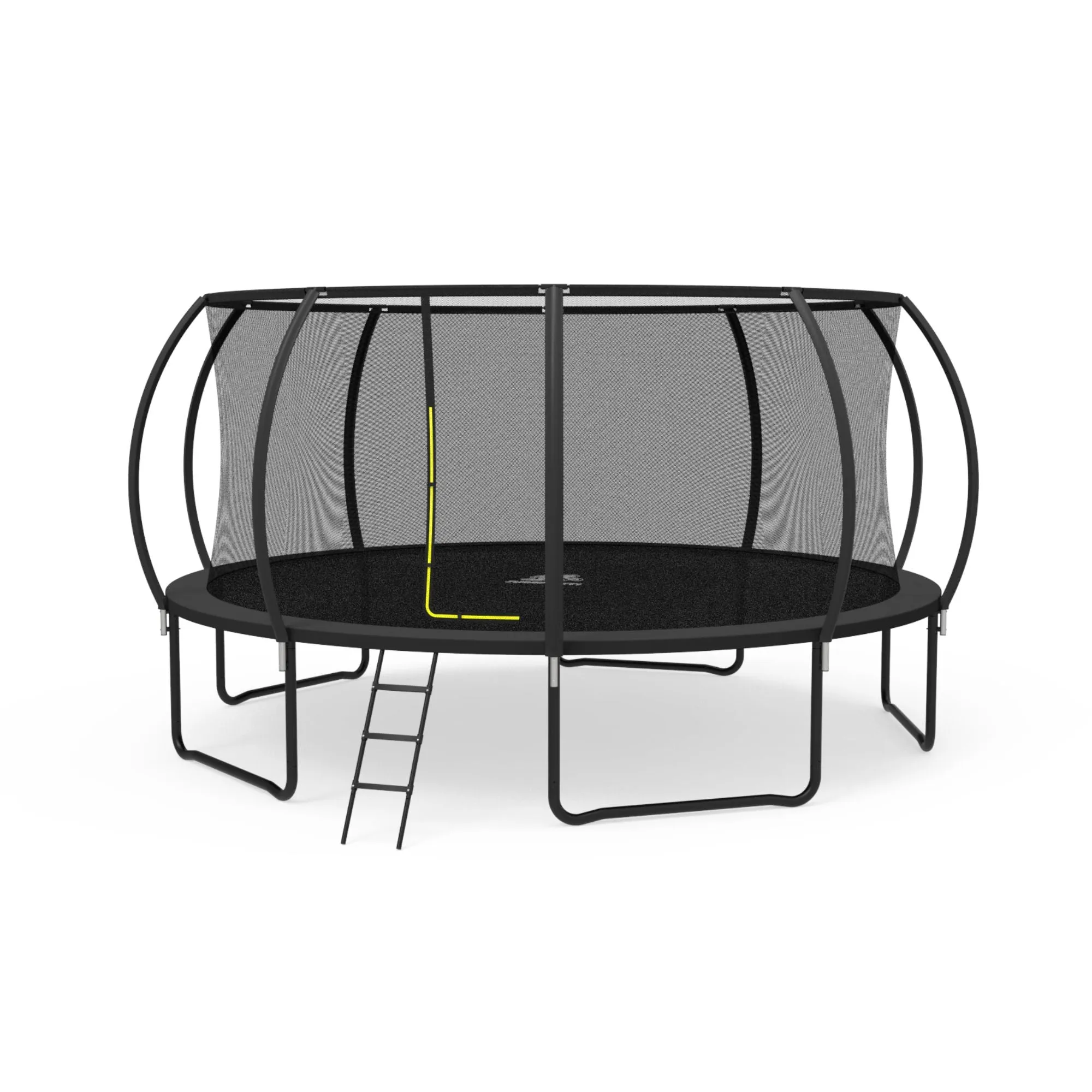 15' Trampoline Round With Safety Net JumpYeti