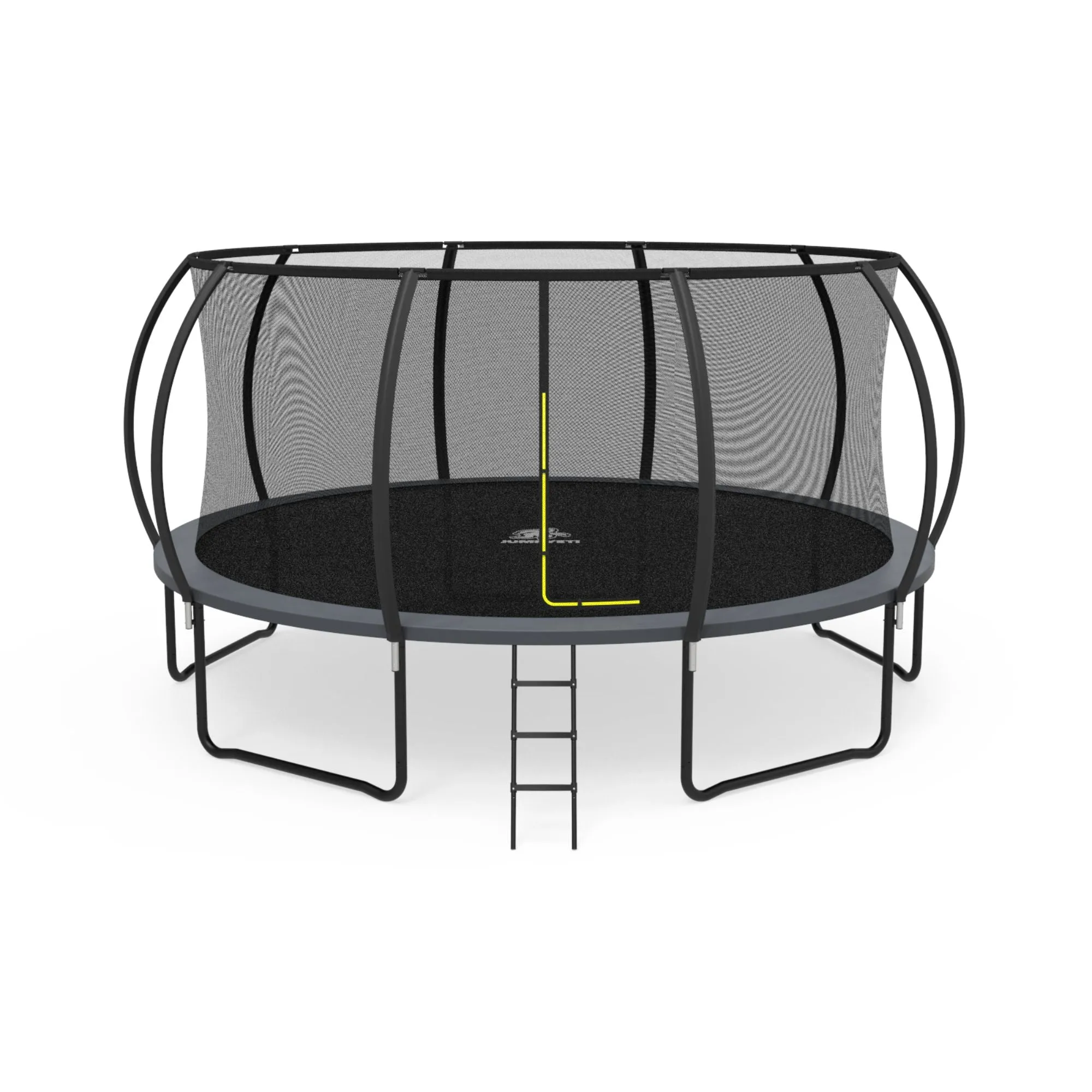 15' Trampoline Round With Safety Net JumpYeti