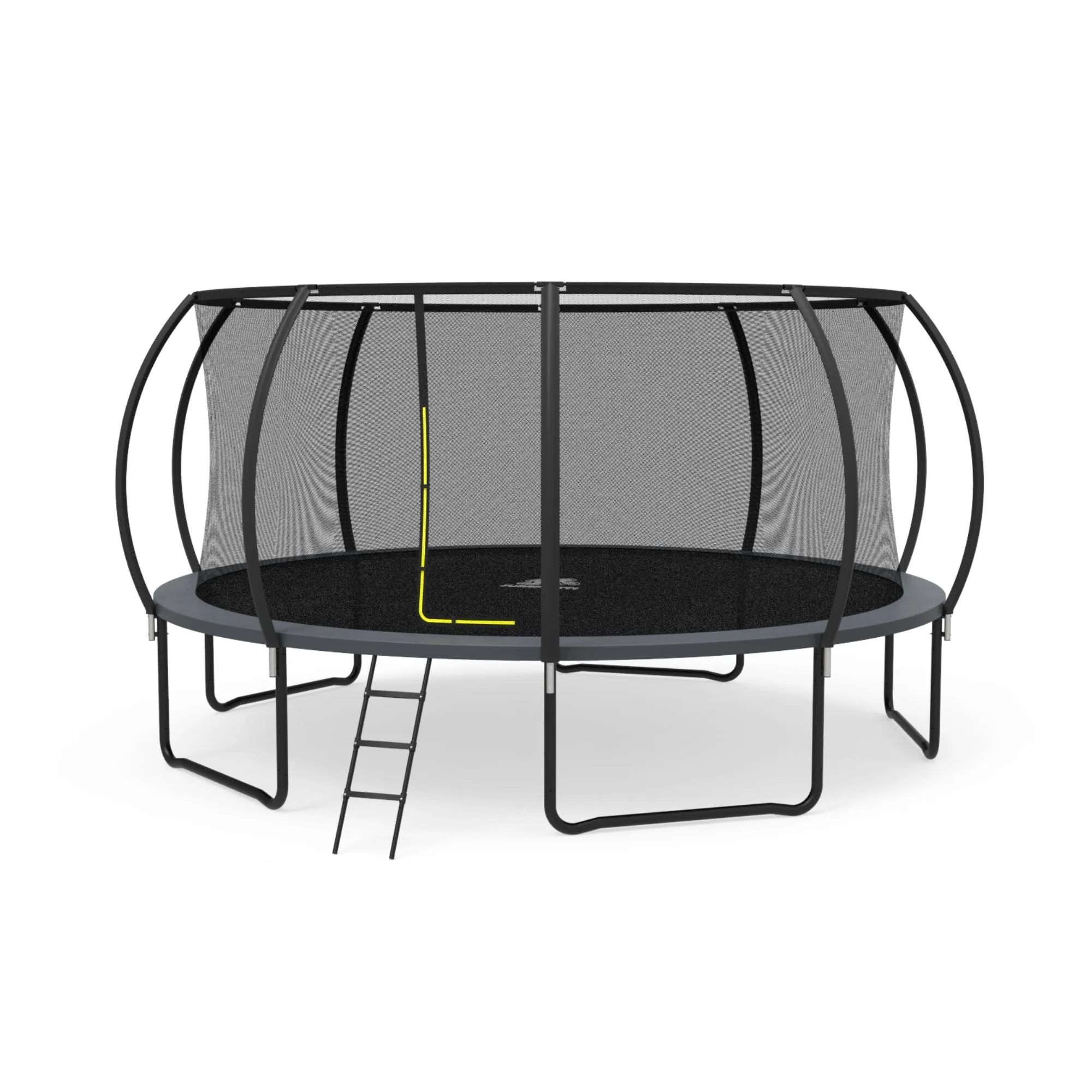 15' Trampoline Round With Safety Net JumpYeti