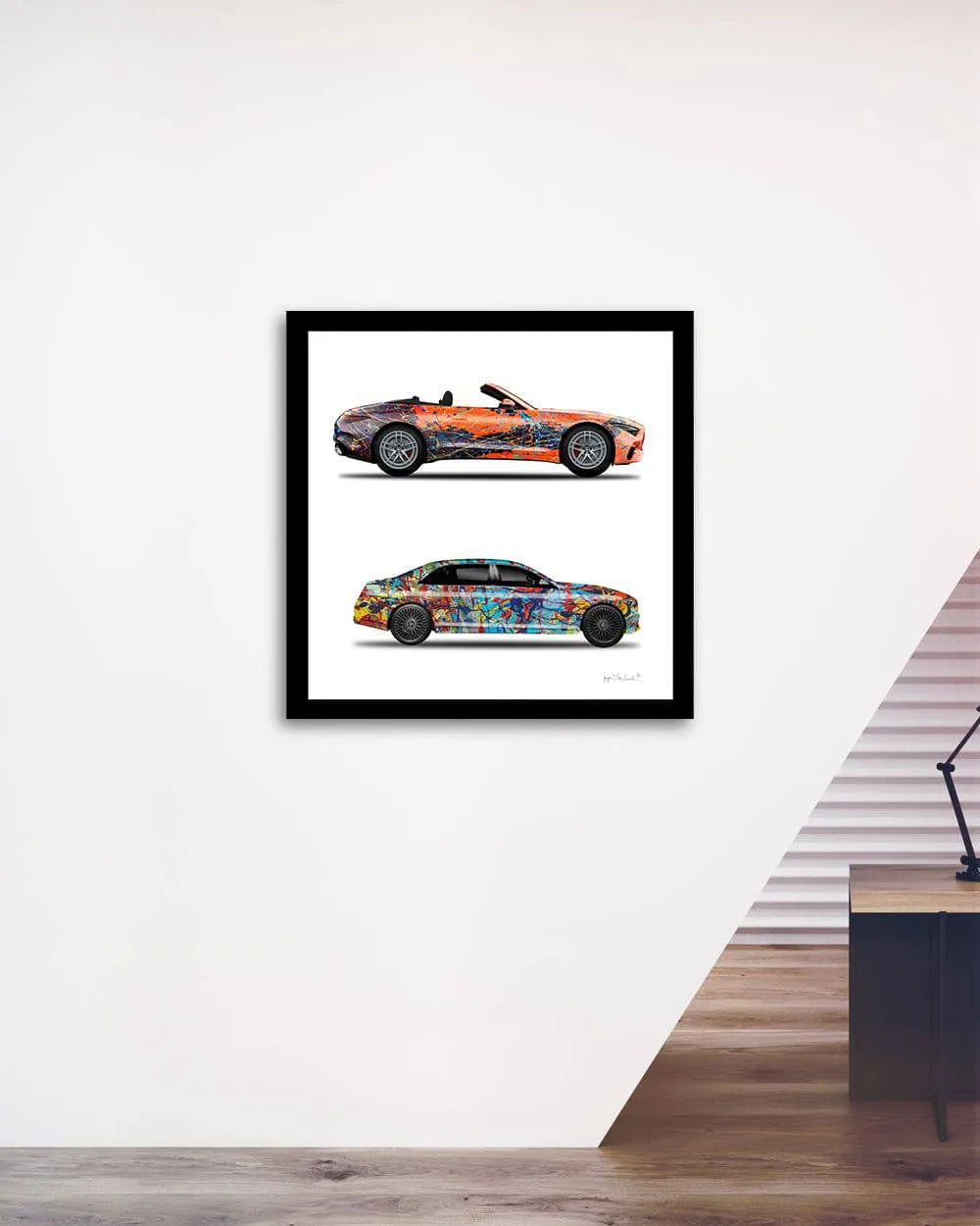 2 - Orange Eclipse & Taffy Galaxy Cars by Jumper Maybach® (Print on Paper)