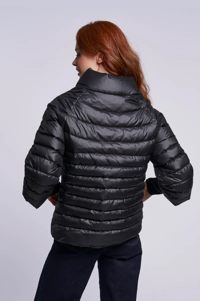 296 Down jacket long fashion knit cuff Holiday Special   $270