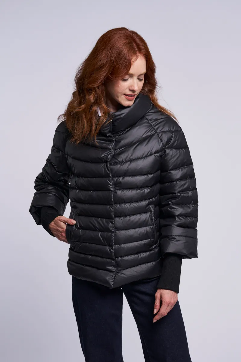 296 Down jacket long fashion knit cuff Holiday Special   $270