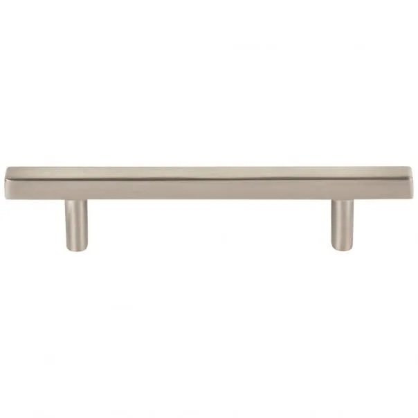 96 mm Center-to-Center Satin Nickel Square Dominique Cabinet Bar Pull #845-96SN