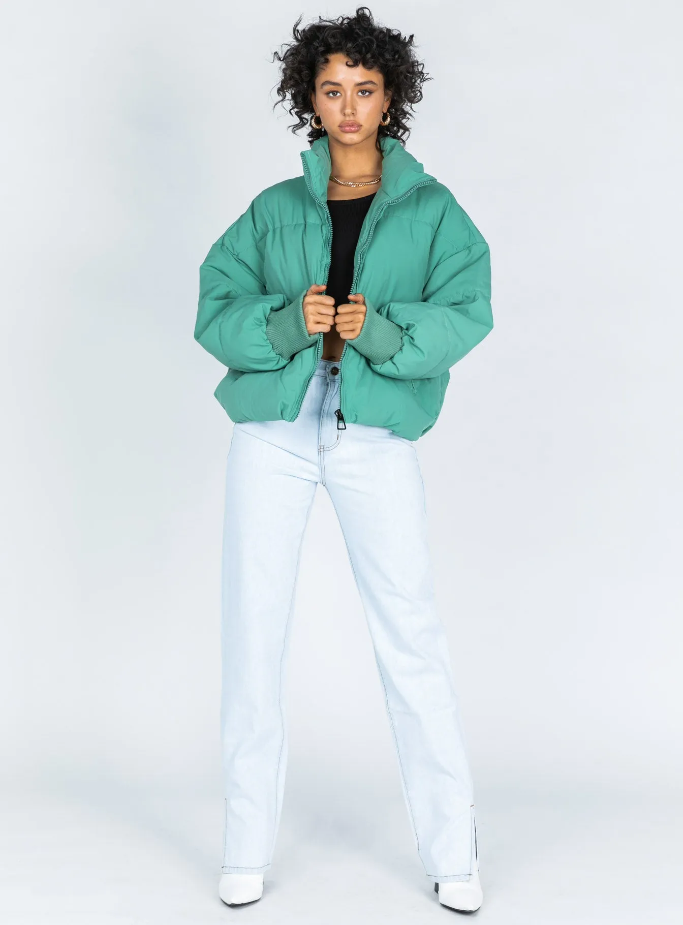 Abe Puffer Jacket Green