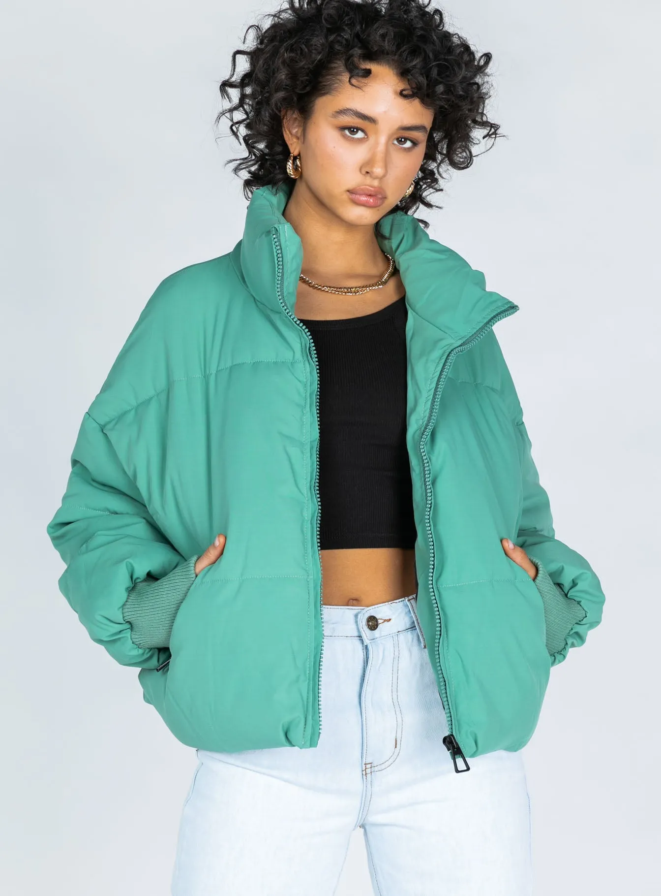 Abe Puffer Jacket Green