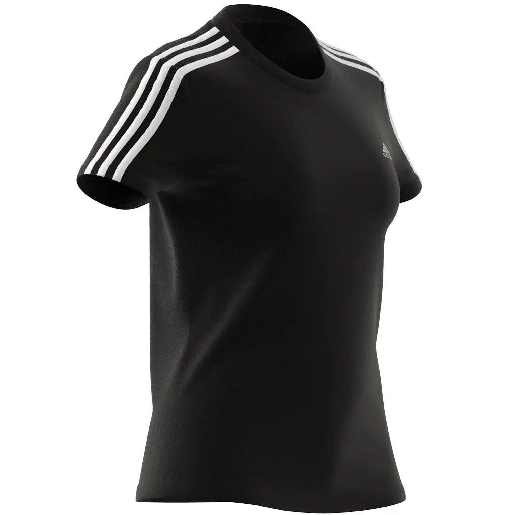 ADIDAS ESSENTIALS SLIM 3 STRIPES WOMEN S TEES