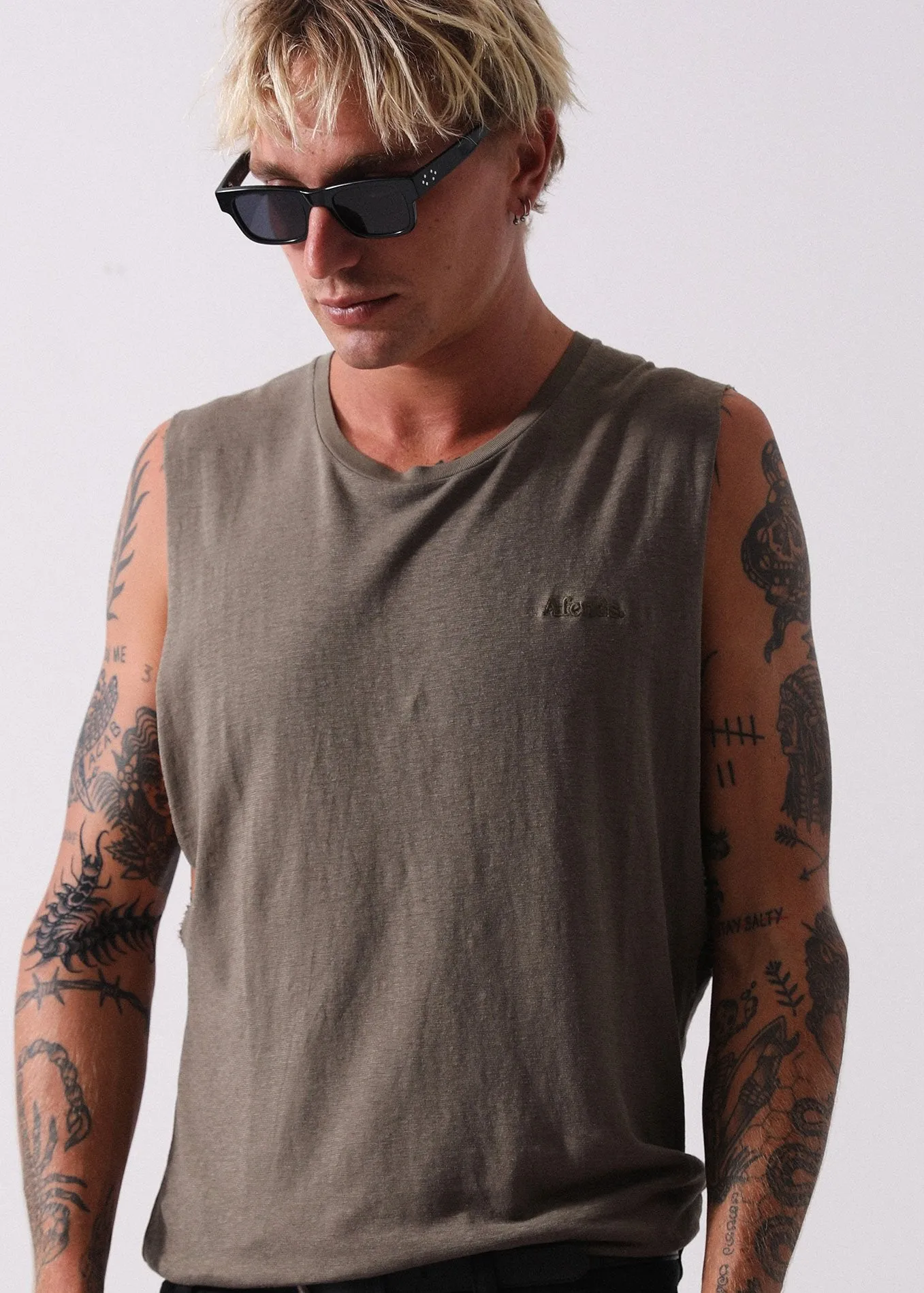 Afends Mens Stock - Hemp Bandcut Tee