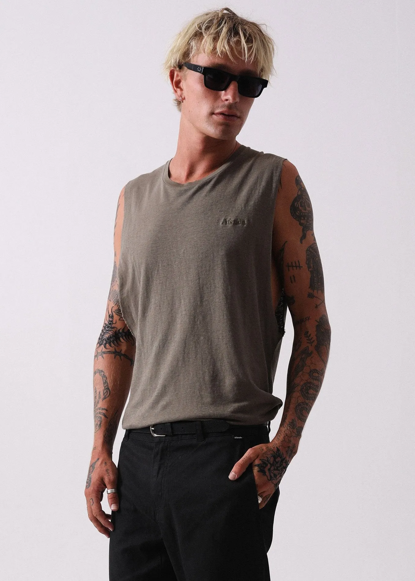 Afends Mens Stock - Hemp Bandcut Tee