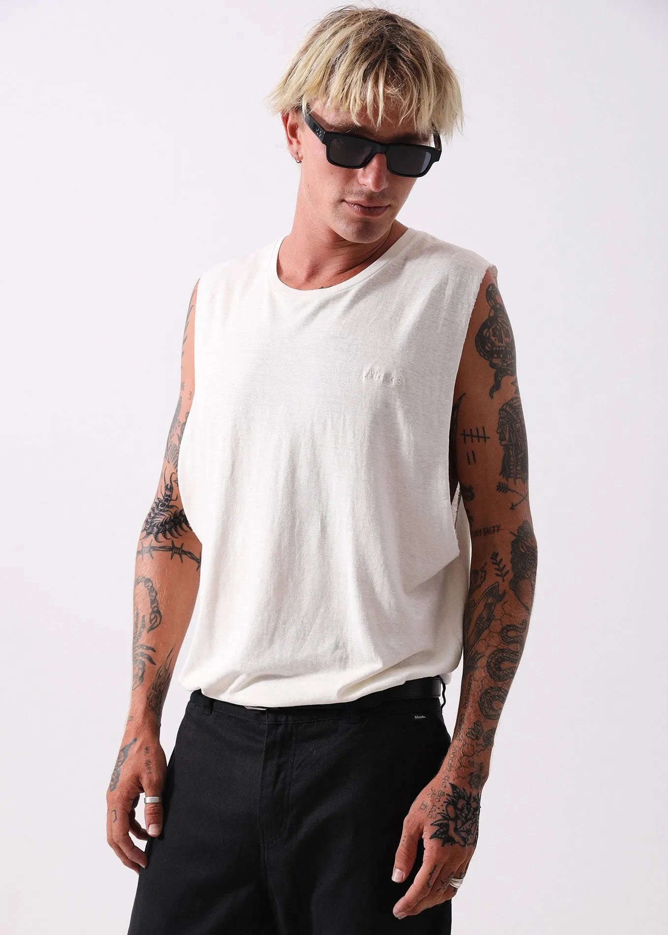 Afends Mens Stock - Hemp Bandcut Tee