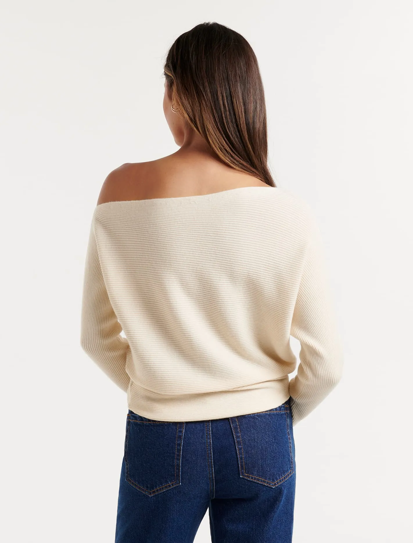 Ali Tipped Shoulder Knit Jumper