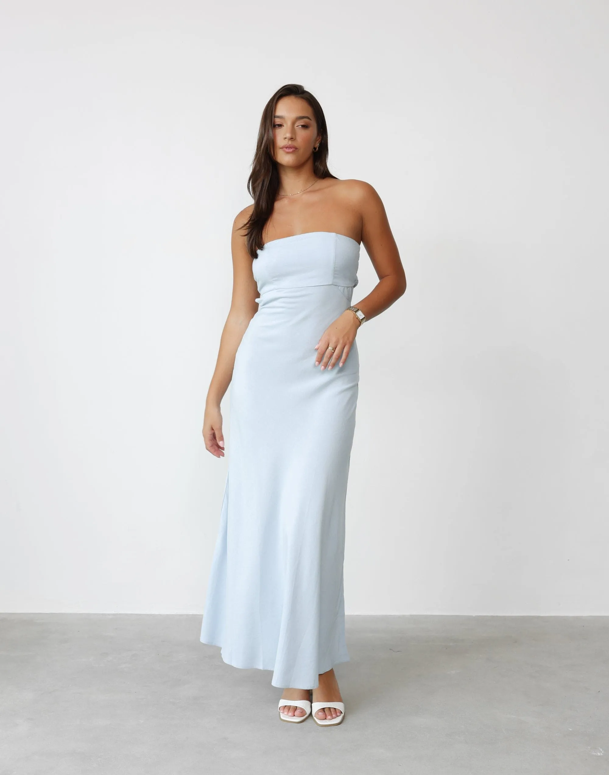 Annabelle Maxi Dress (Sky)