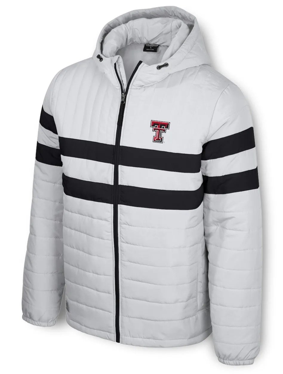 Arena Texas Tech "Winter's Morn" MEN'S Full Zip Hooded Puffer Jacket