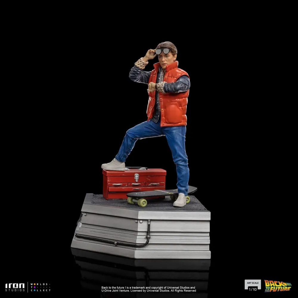 Back To The Future Art Scale Statue 1/10 Marty Mcfly 20 Cm