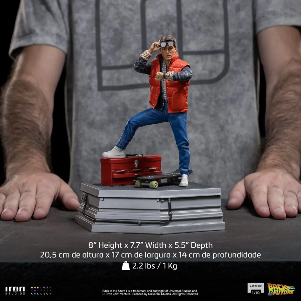 Back To The Future Art Scale Statue 1/10 Marty Mcfly 20 Cm