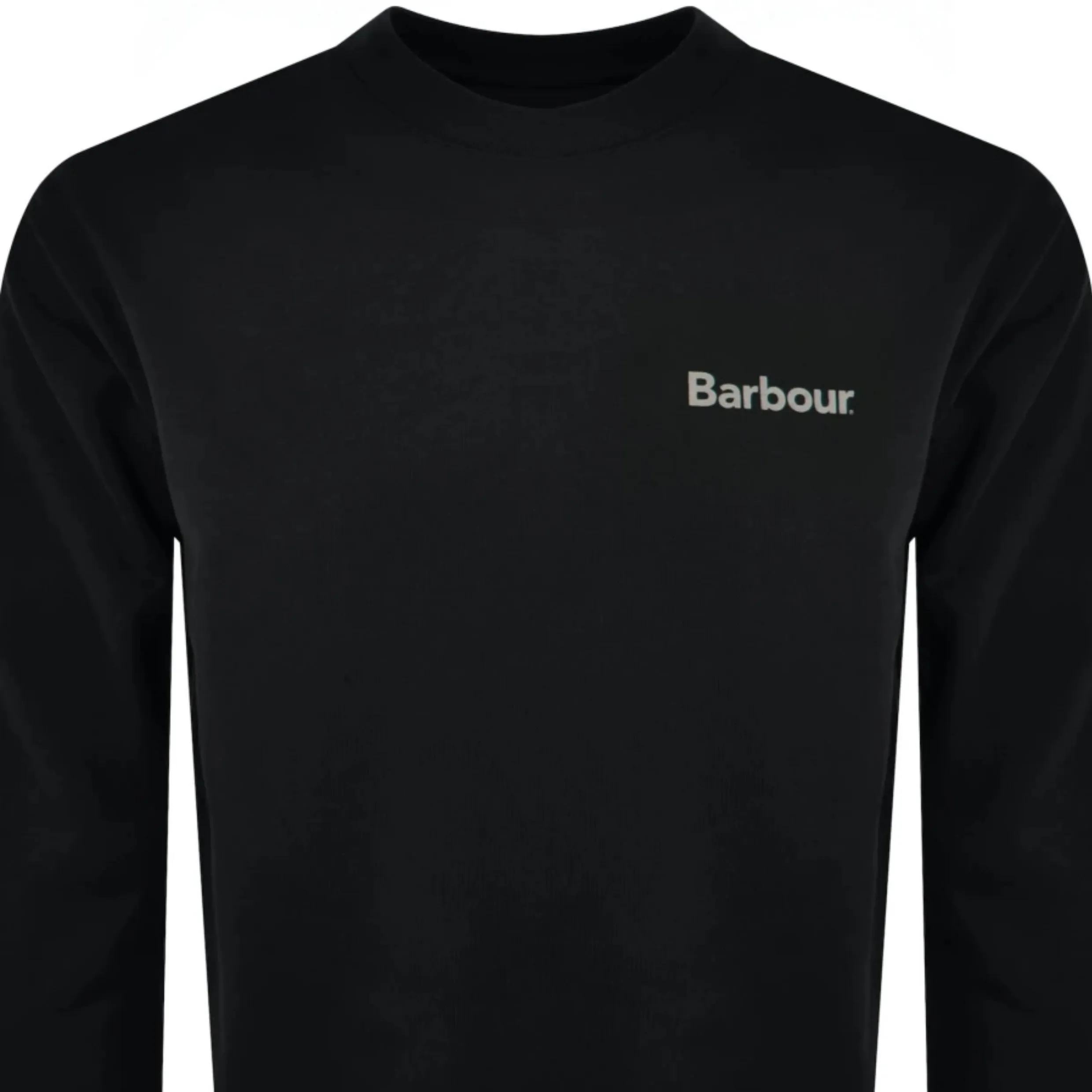 Barbour Brushed Nicholas Oversized Crew Neck Jumper MOL0637BK31 Black