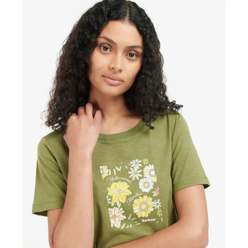 Barbour Coraline Ladies T-Shirt - Olive Tree