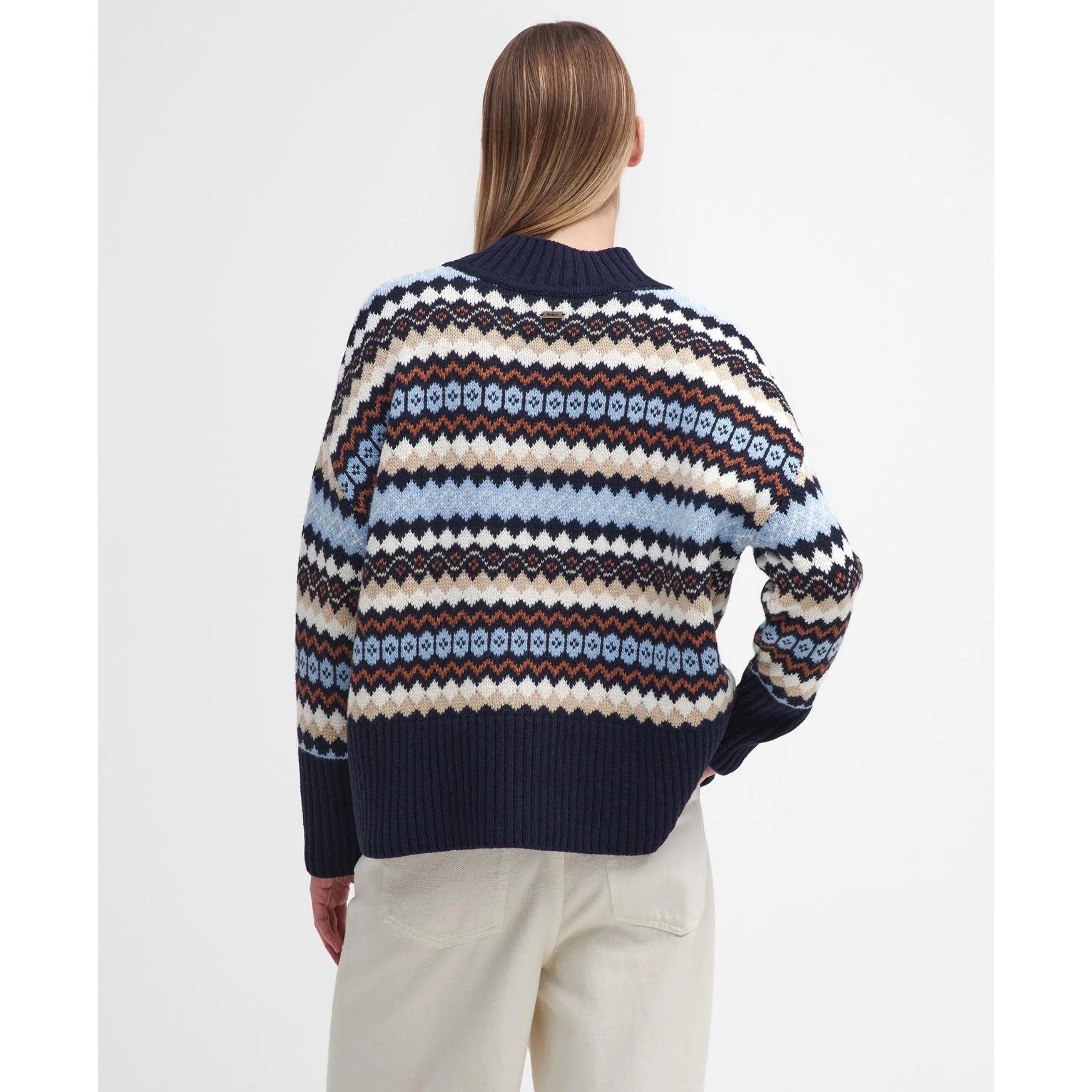 Barbour Larisa Fair Isle High-Neck Jumper LKN1557MI11