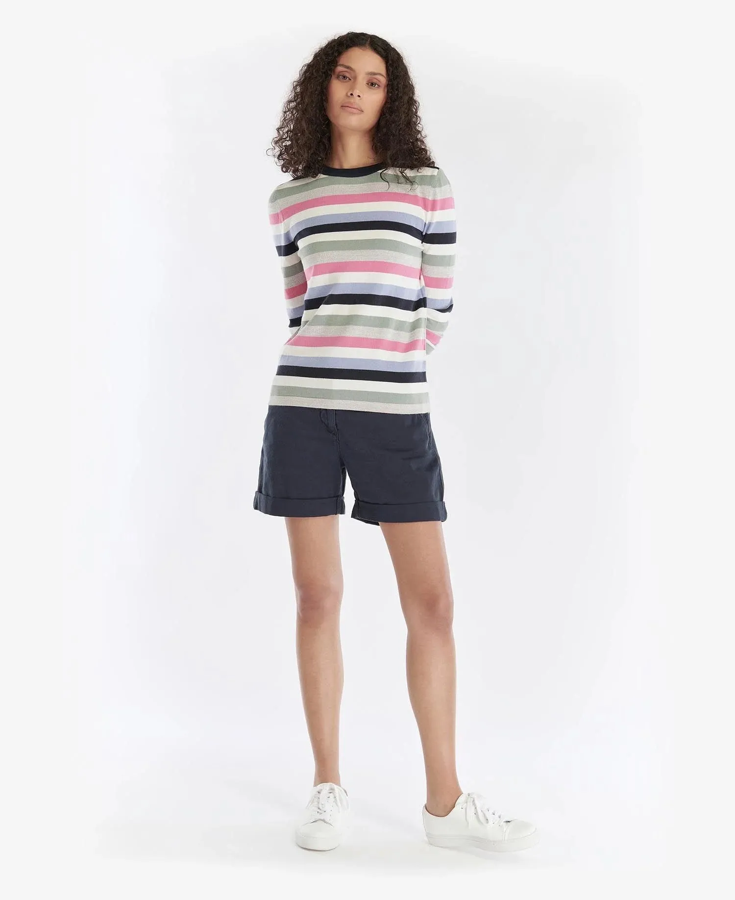 Barbour - Women's Padstow Knit Crew Neck - Off White