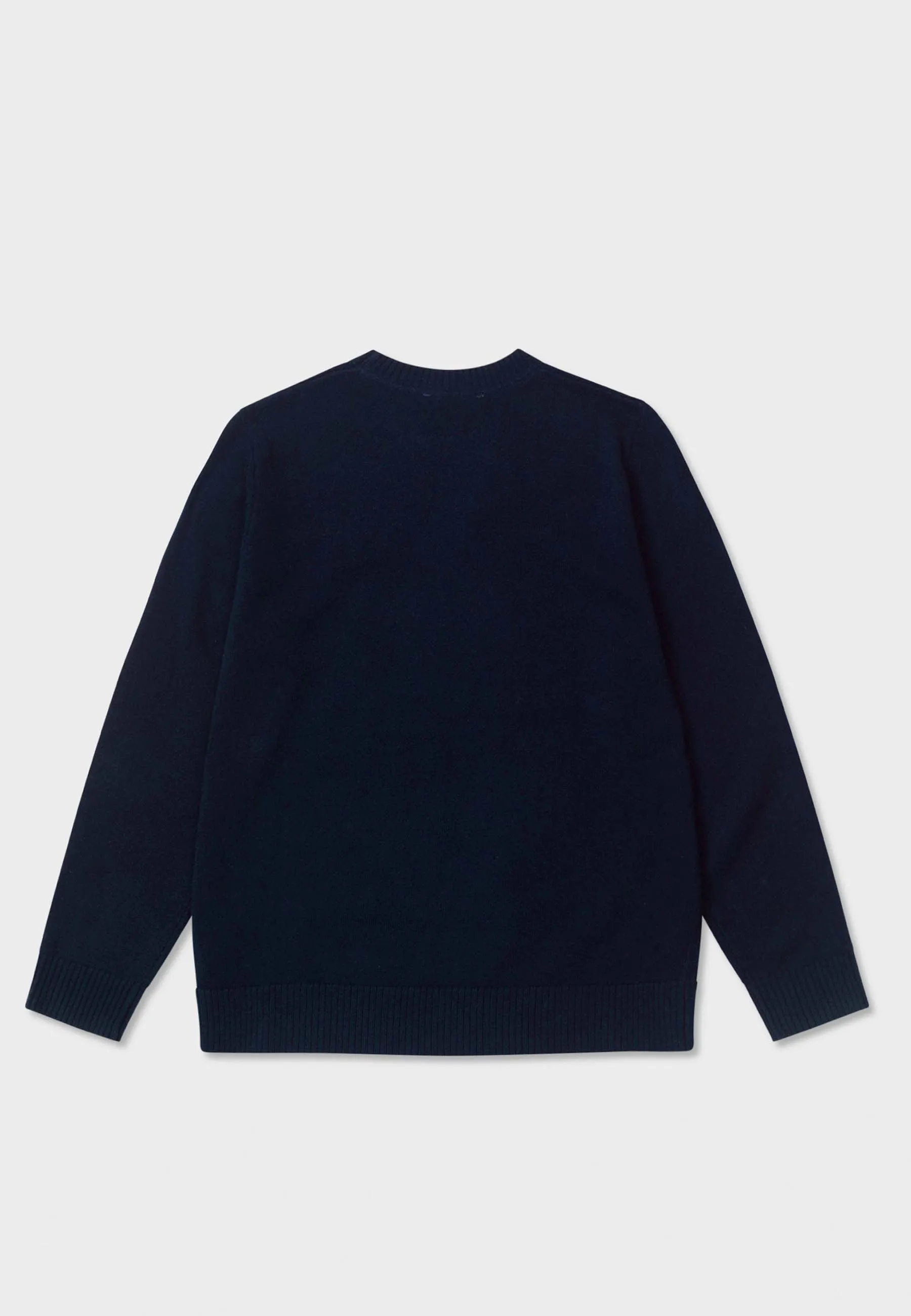 Beckett JC Mask Jacquard Sweater - navy