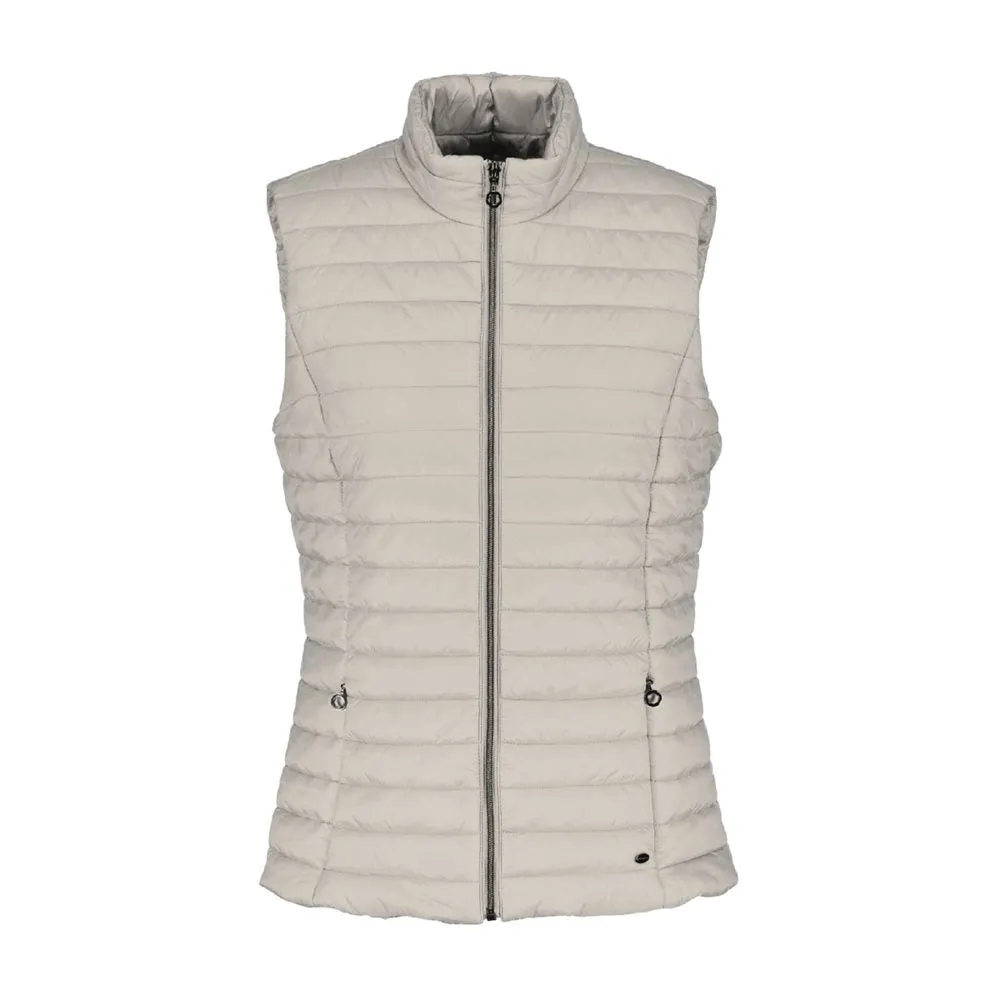 Beige Quilted Gilet