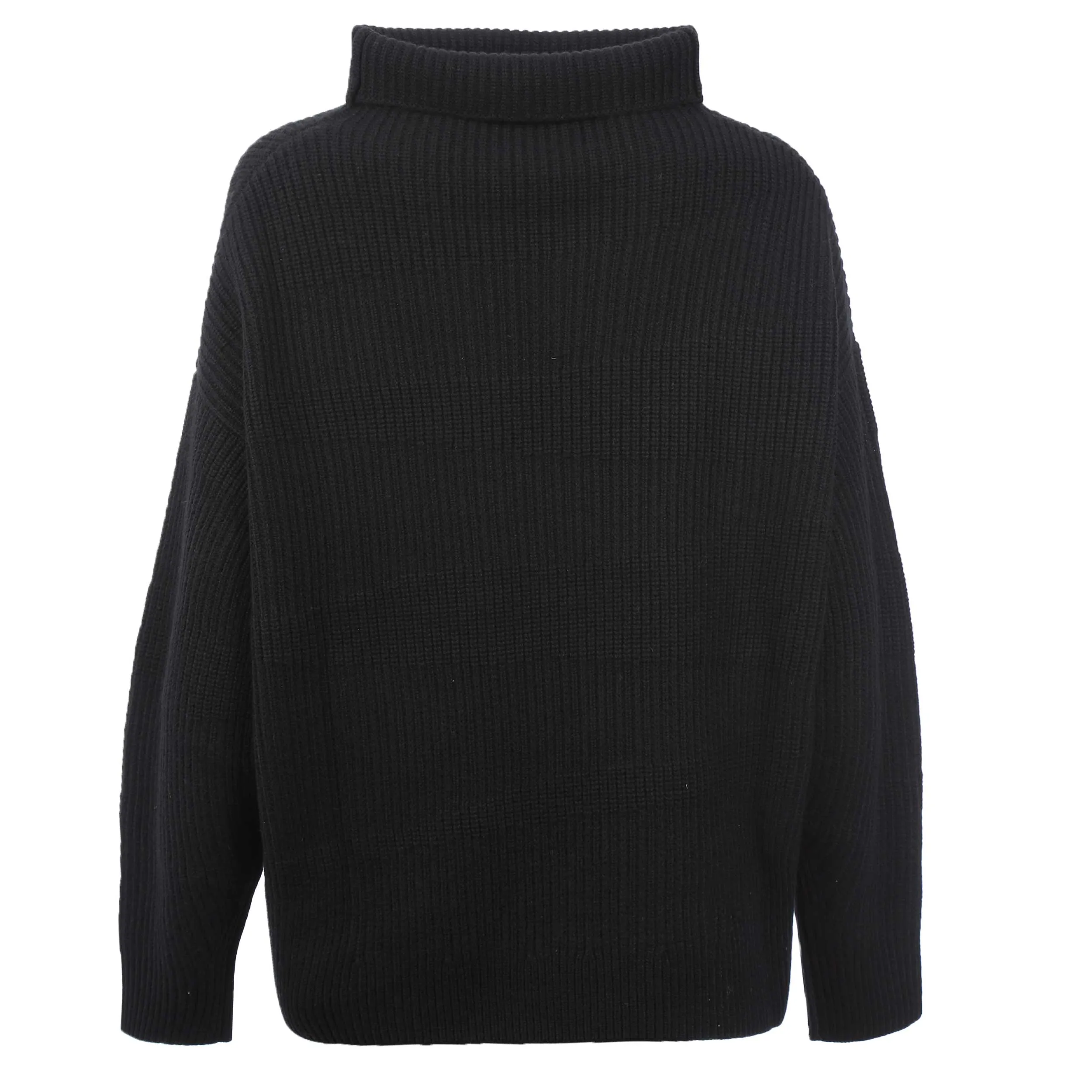 Belstaff Eden Mock Neck Jumper Ladies Knitwear in Black