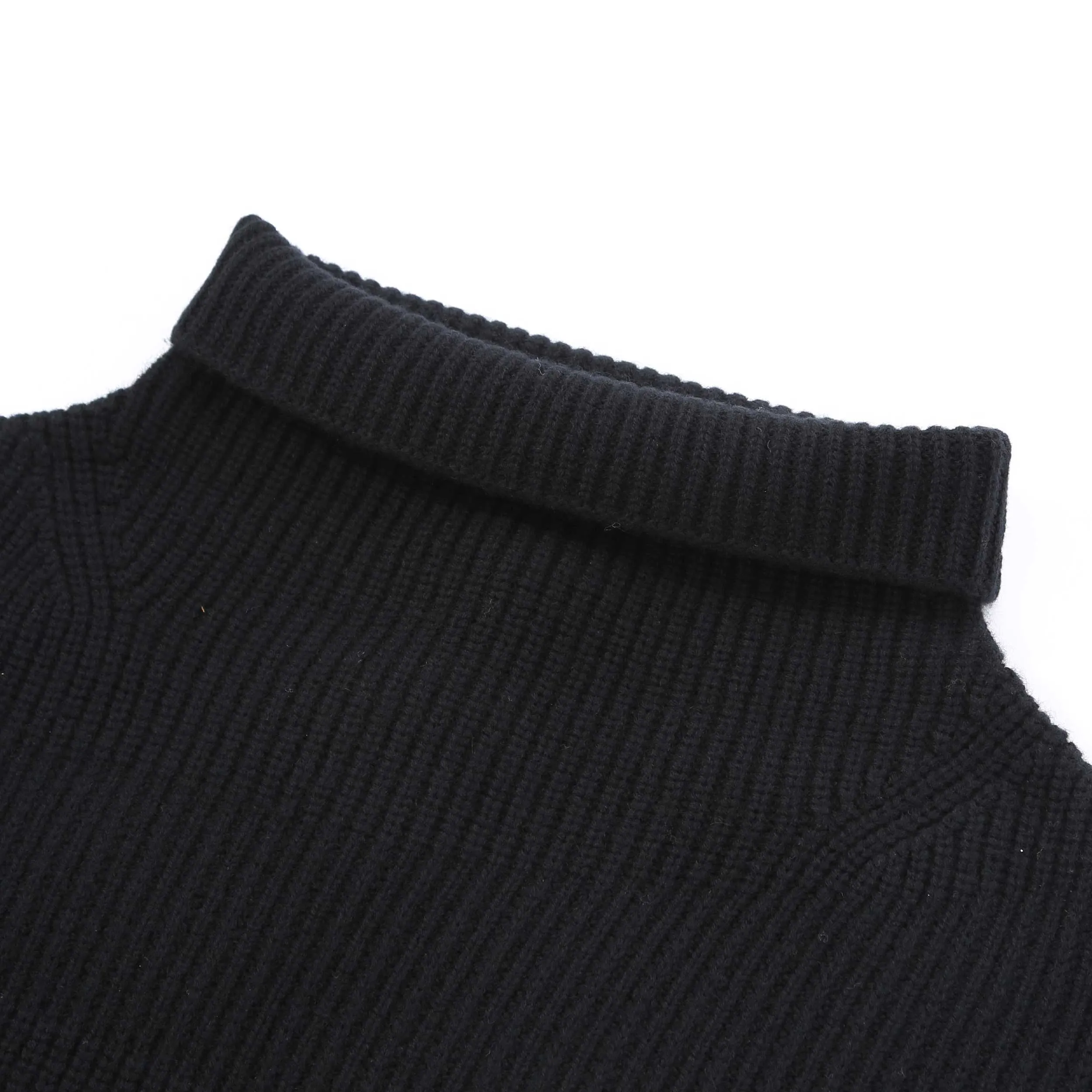 Belstaff Eden Mock Neck Jumper Ladies Knitwear in Black