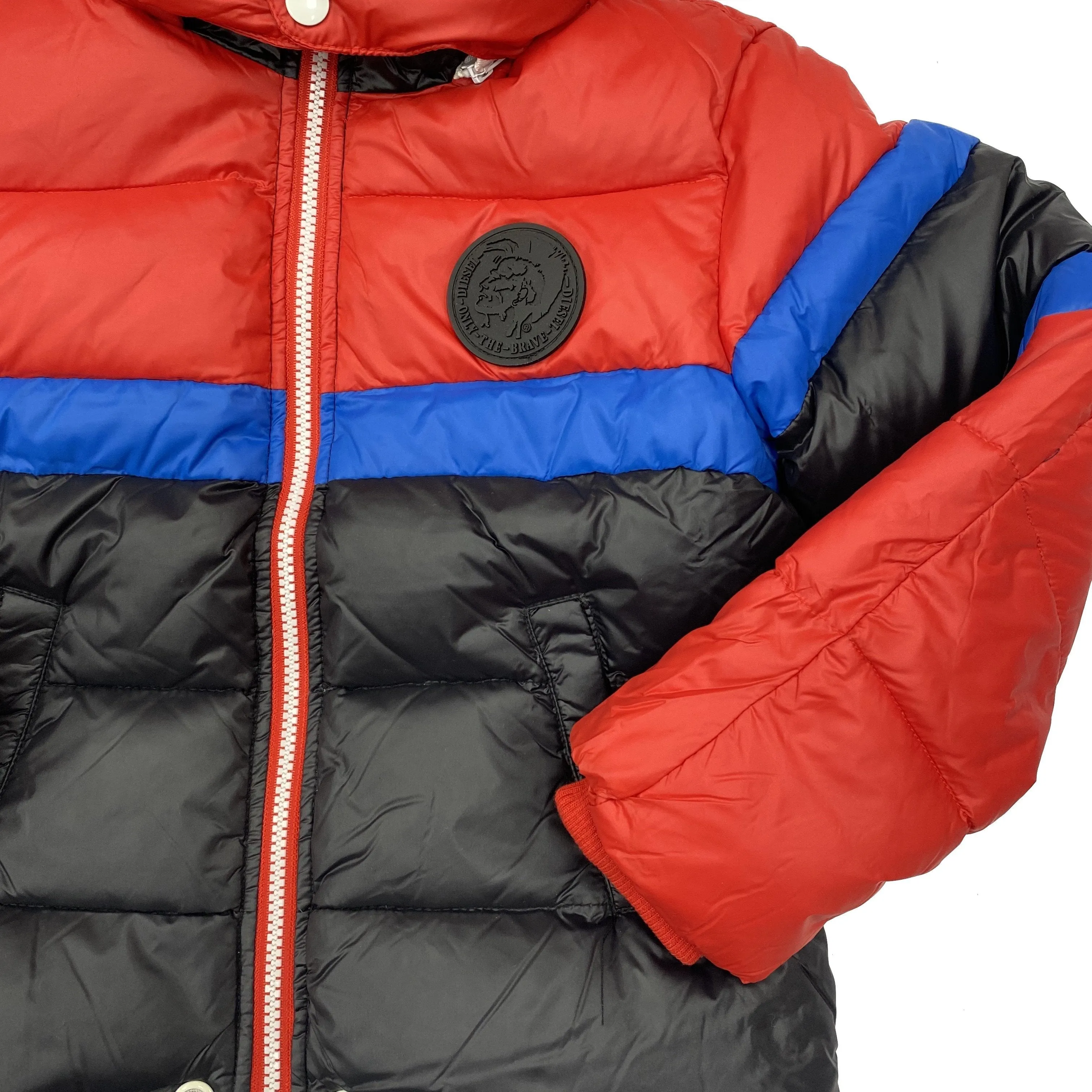 Boys Red Puffer Jacket