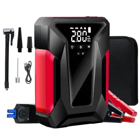 Car Jump Starter, 4000A Peak Car Battery Charger with Air Compressor, 12V Jump Box for Car Battery.