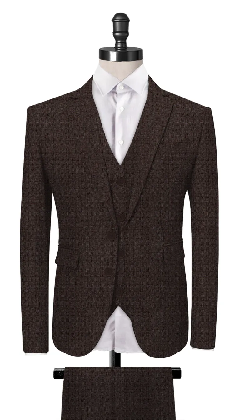 Carob Grey 3-Piece Suit