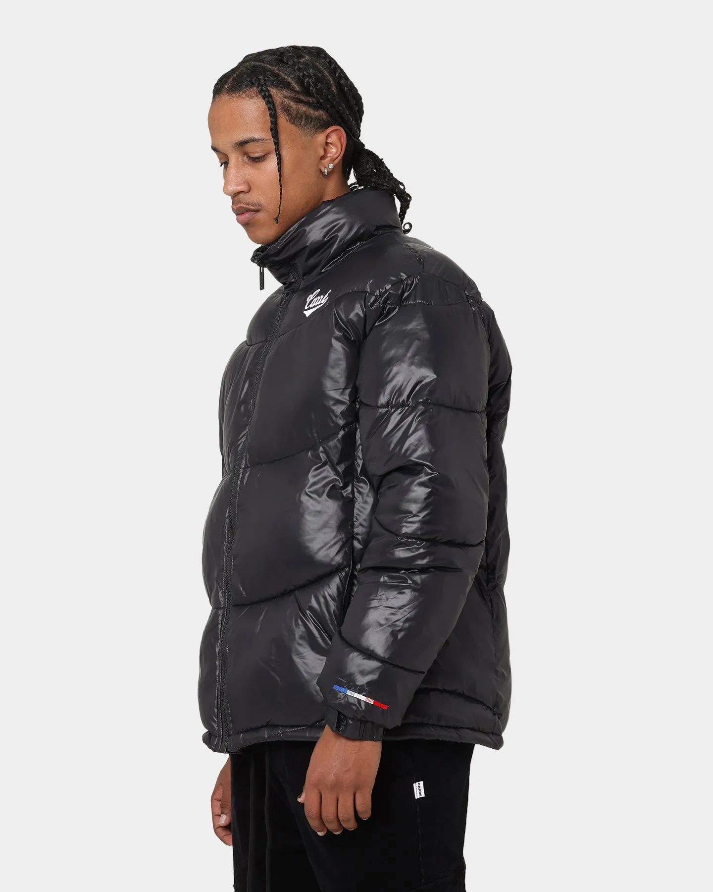 Carré Wave Puffer Jacket Black