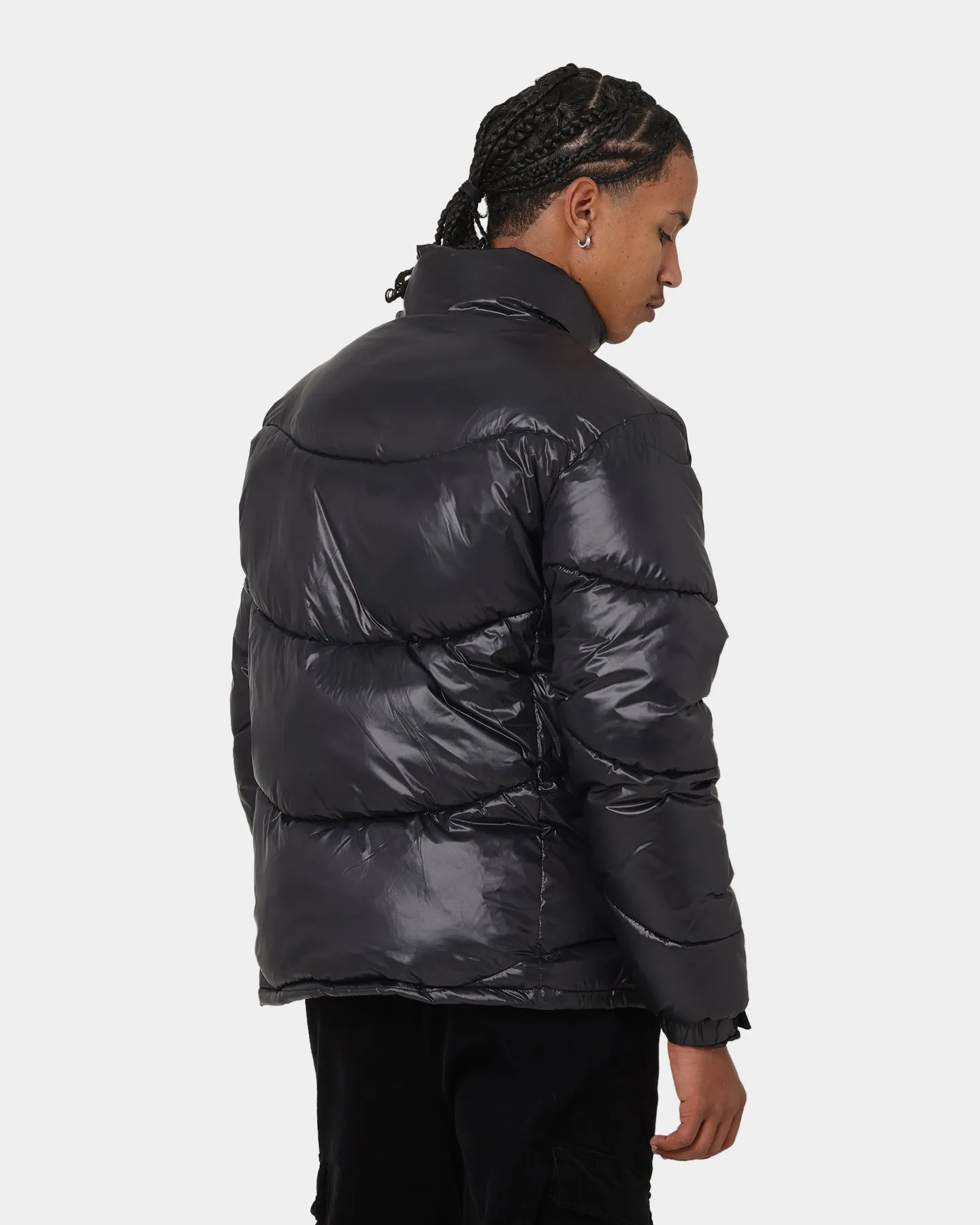 Carré Wave Puffer Jacket Black