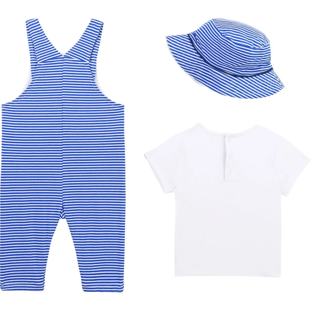 Carrement Beau Blue Dungarees Set