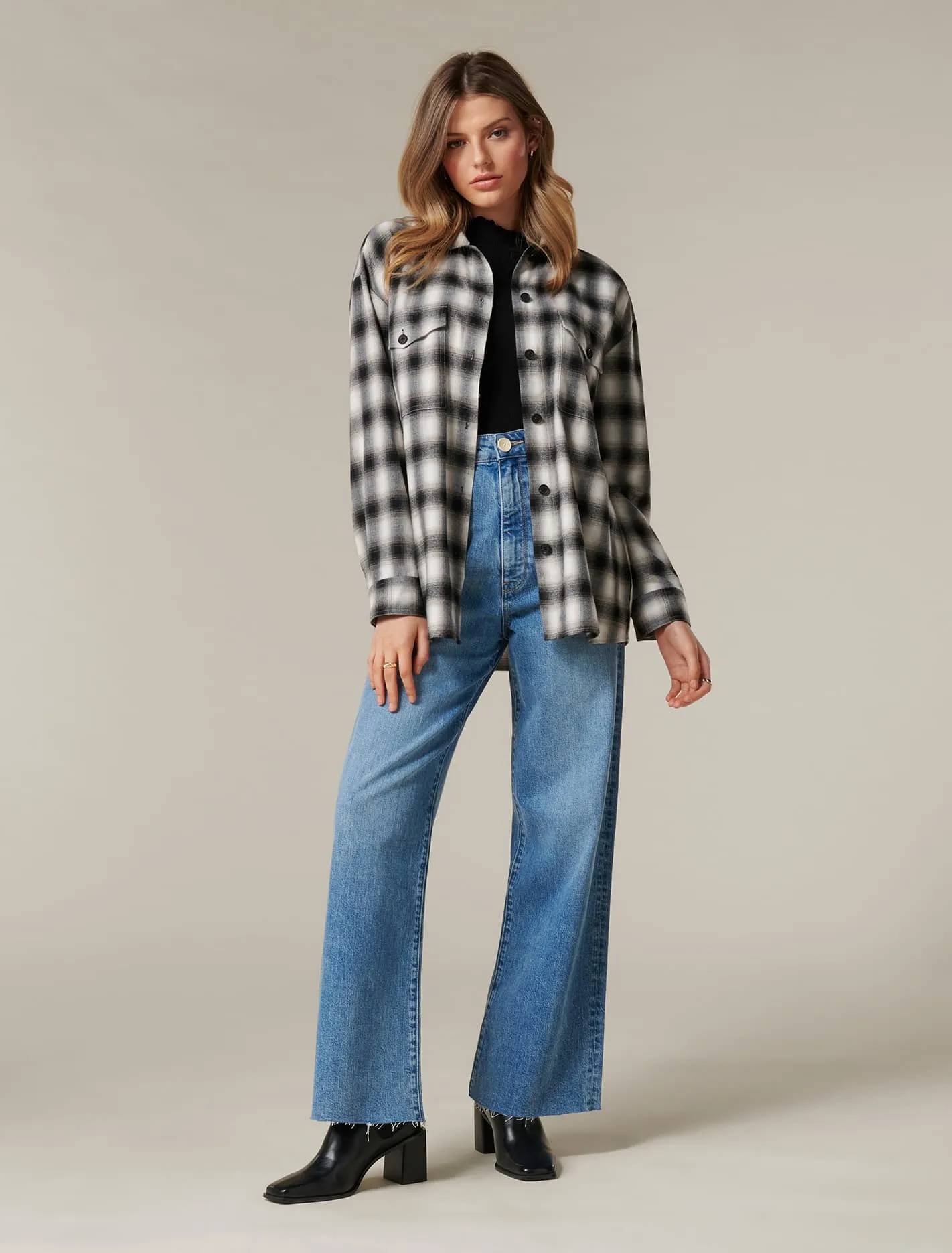 Cassie Check Overshirt