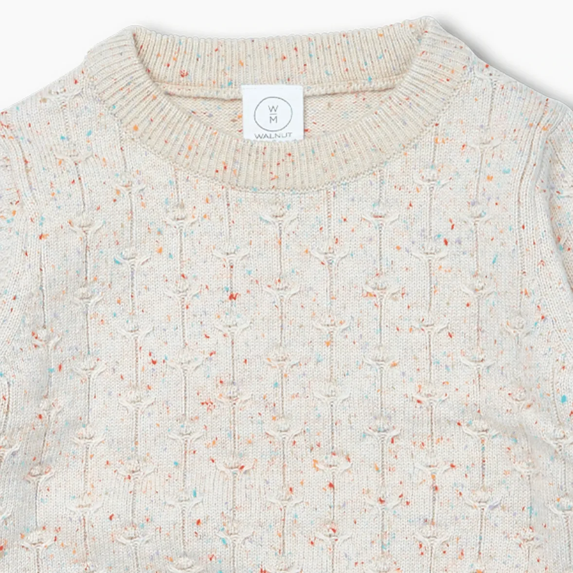 Charlotte Knit Jumper | Beige Speckle