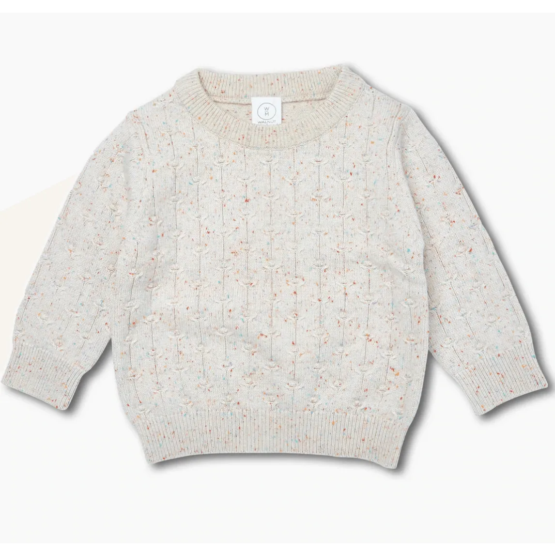 Charlotte Knit Jumper | Beige Speckle