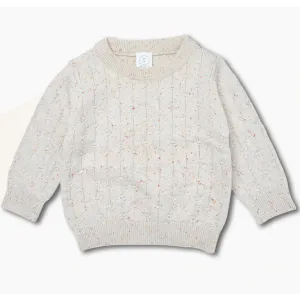 Charlotte Knit Jumper | Beige Speckle