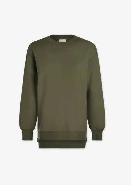 Charter Sweatshirt in Olive Night