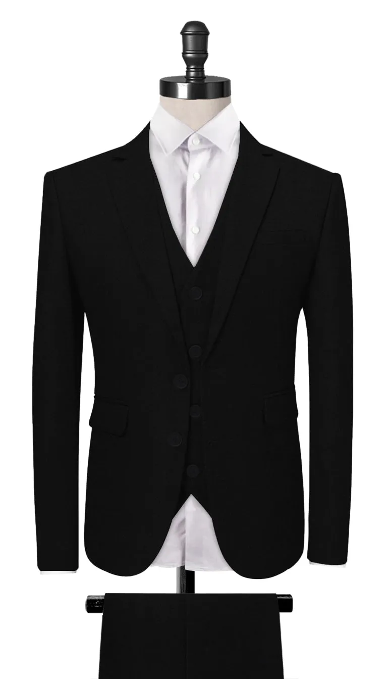 Classic Black 3-Piece Suit