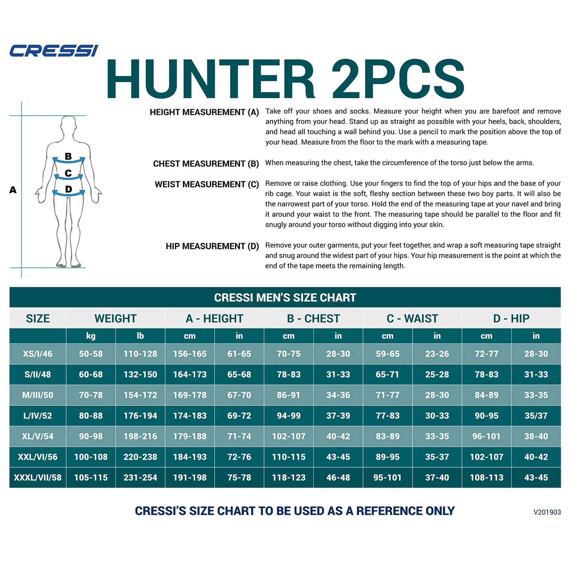 Cressi Blue Hunter Wetsuit 2.5mm Top