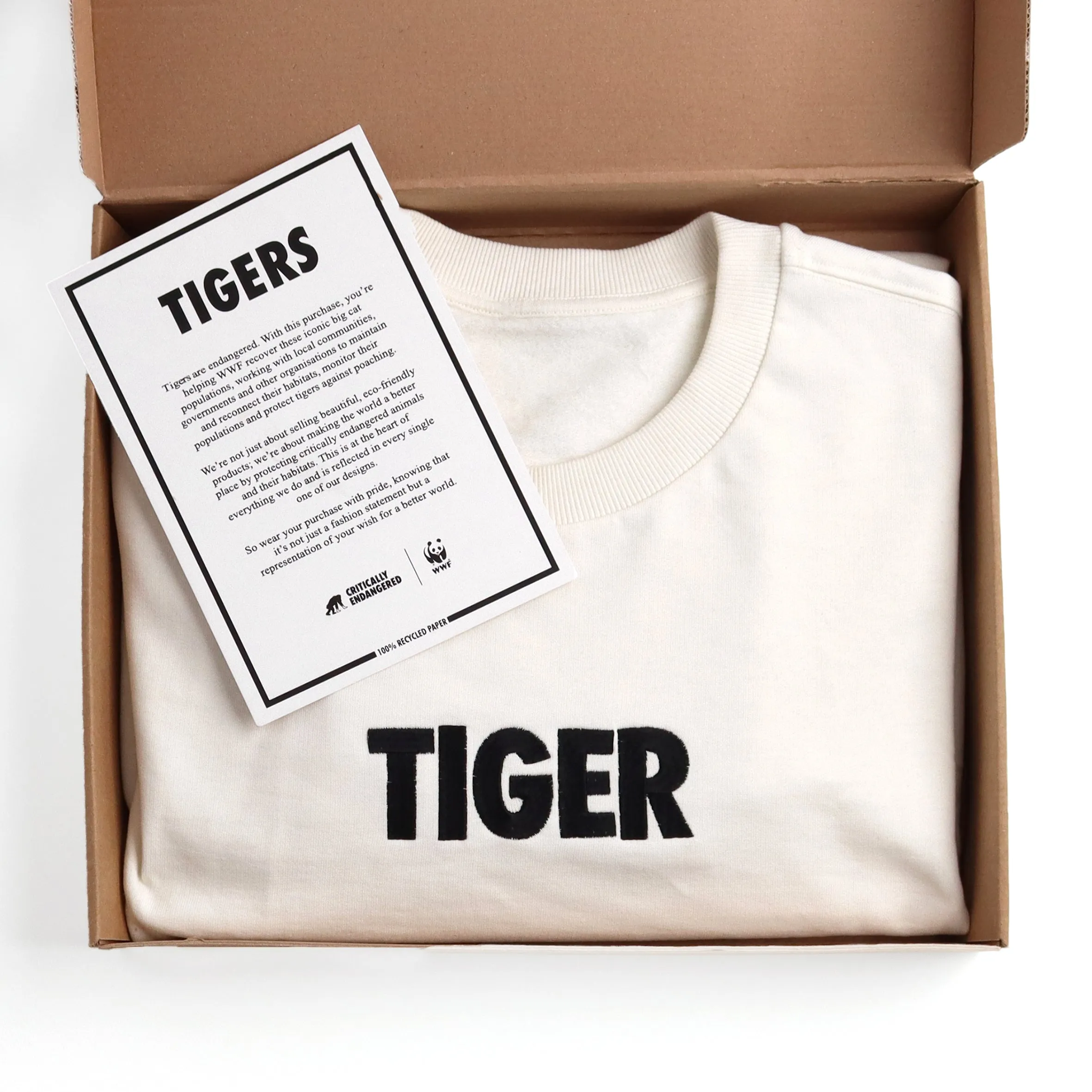 Critically Endangered Unisex Tiger Jumper