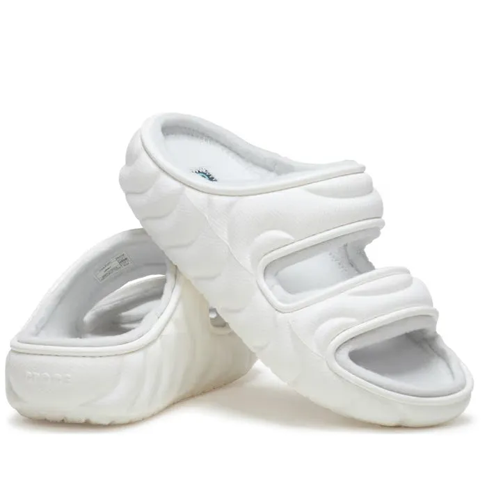 Crocs Classic Cozzzy Overpuff Puffer Sandal Slide White