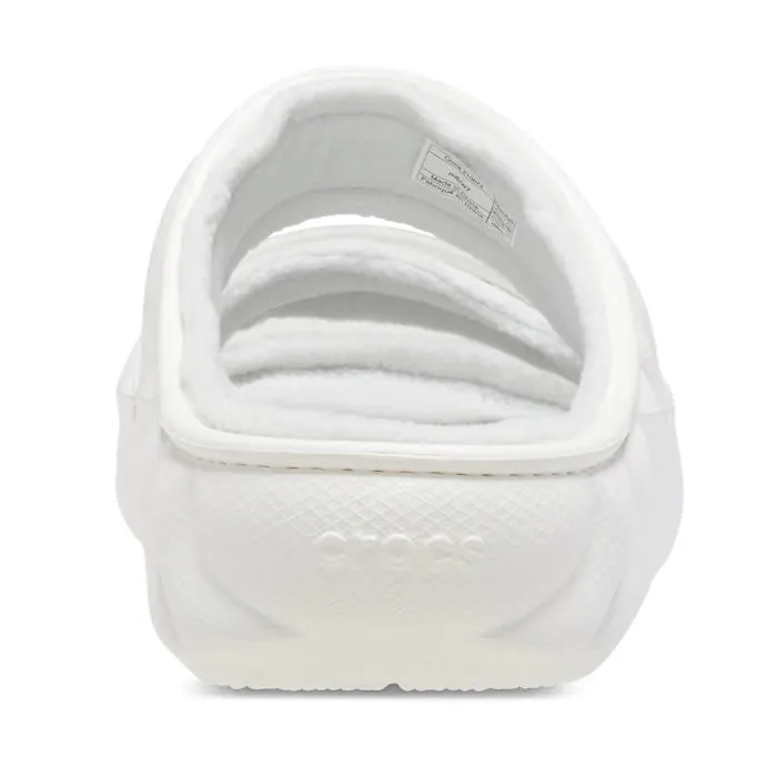 Crocs Classic Cozzzy Overpuff Puffer Sandal Slide White