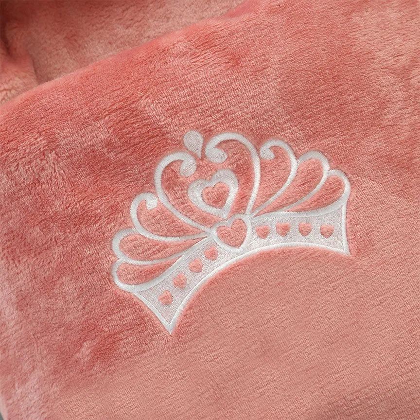 Crown Embroidered Fleece Baby Bundle