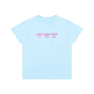 CRYSTAL BABY TEE - PASTEL BLUE