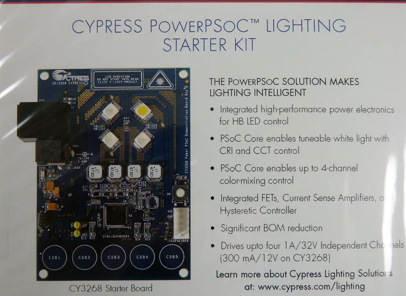 Cypress CY3268 PowerPSoC Lighting Starter Kit